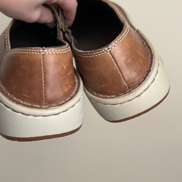 Chaco Zaagh Vibram Gunnison Shiitake Leather Slip On Shoes - Picture 7 of 9